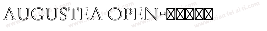 Augustea Open字体转换